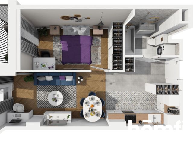 Modern 42.77 m² apartment for sale - Apartment - Sale - Gdańsk, Siedlce