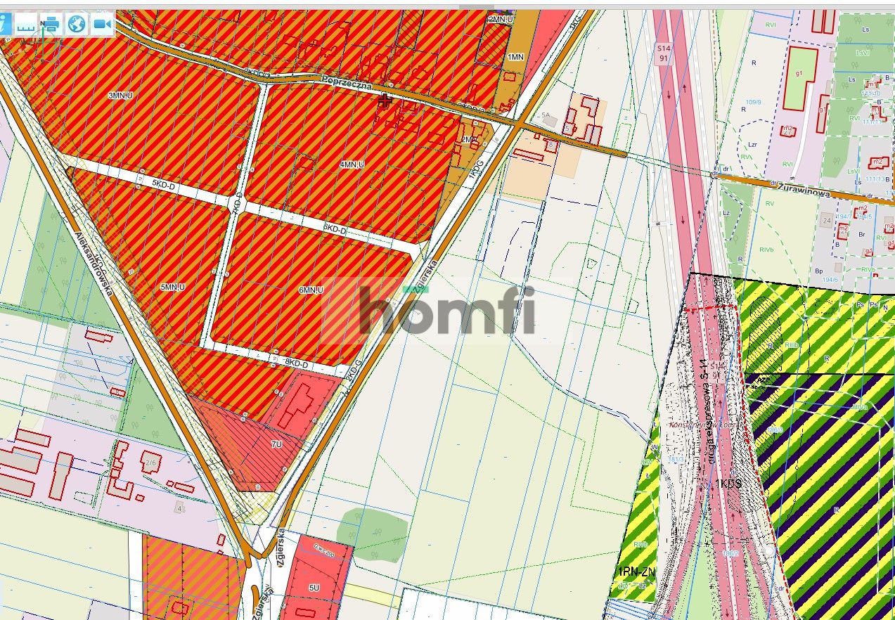 Konstantynów Łódzki - zabudowa wielorodzinna - Działka - Sprzedaż - Pabianicki, Konstantynów Łódzki