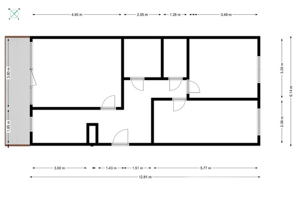 3 rooms by Metro Imielin - Квартира - Оренда - Warszawa, Ursynów