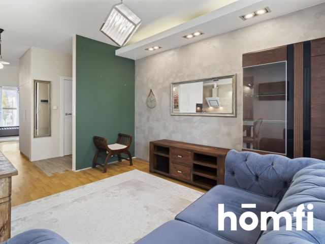 a spacious, three-room apartment with an area of 76.62 m² - Apartment - Rent - Warszawa, Śródmieście