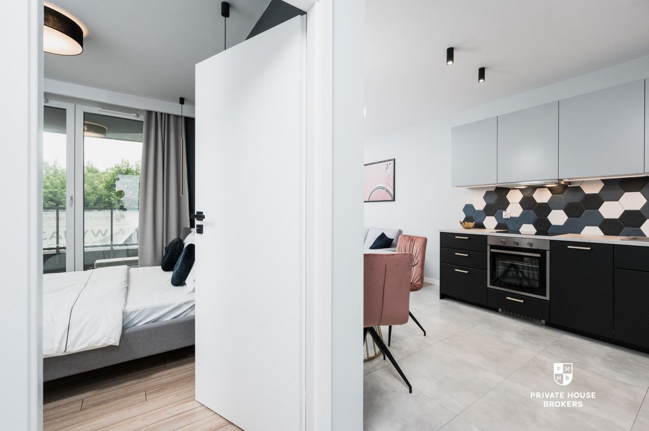 2room 45m2 in high standard, Mogilska Tower 2 at Łaszkiewicza street - Apartment - Rent - Kraków, Śródmieście / Prądnik Czerwony