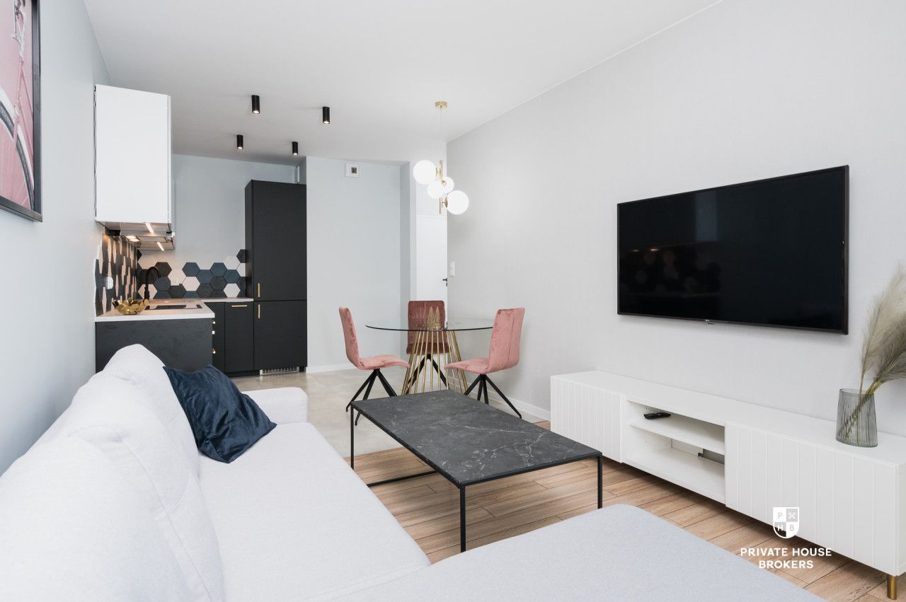 2room 45m2 in high standard, Mogilska Tower 2 at Łaszkiewicza street - Apartment - Rent - Kraków, Śródmieście / Prądnik Czerwony