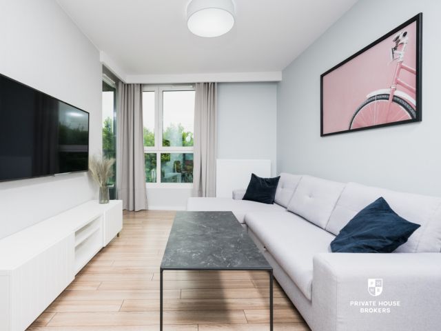 2room 45m2 in high standard, Mogilska Tower 2 at Łaszkiewicza street - Apartment - Rent - Kraków, Śródmieście / Prądnik Czerwony