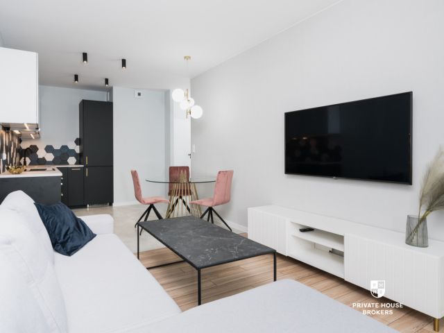 2room 45m2 in high standard, Mogilska Tower 2 at Łaszkiewicza street - Apartment - Rent - Kraków, Śródmieście / Prądnik Czerwony