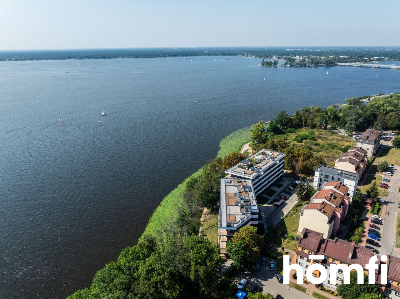 A modern, 3-level apartment with a terrace on the first line of the shore - Apartment - Sale - Legionowski, Serock / Zegrze