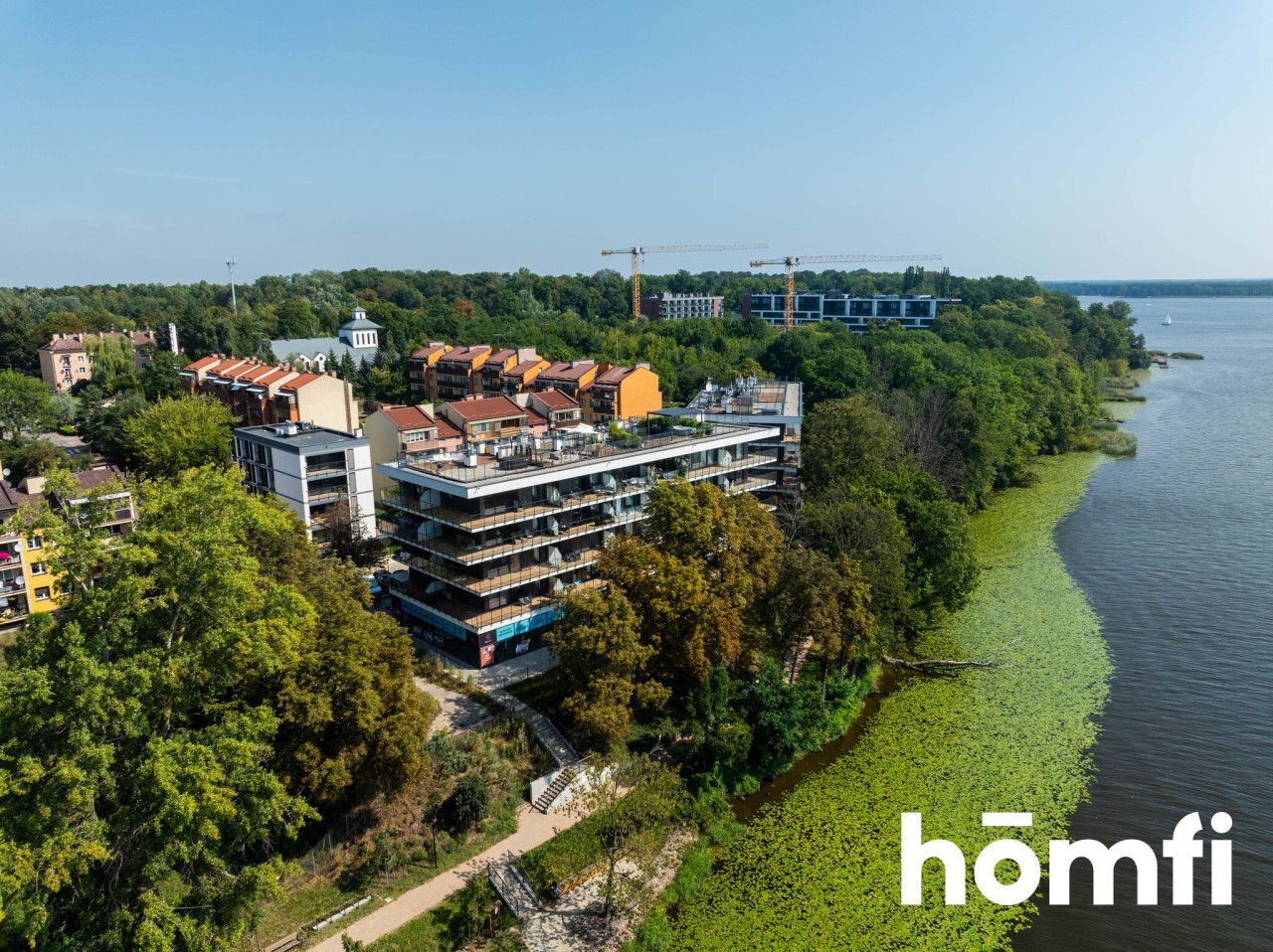 A modern, 3-level apartment with a terrace on the first line of the shore - Apartment - Sale - Legionowski, Serock / Zegrze