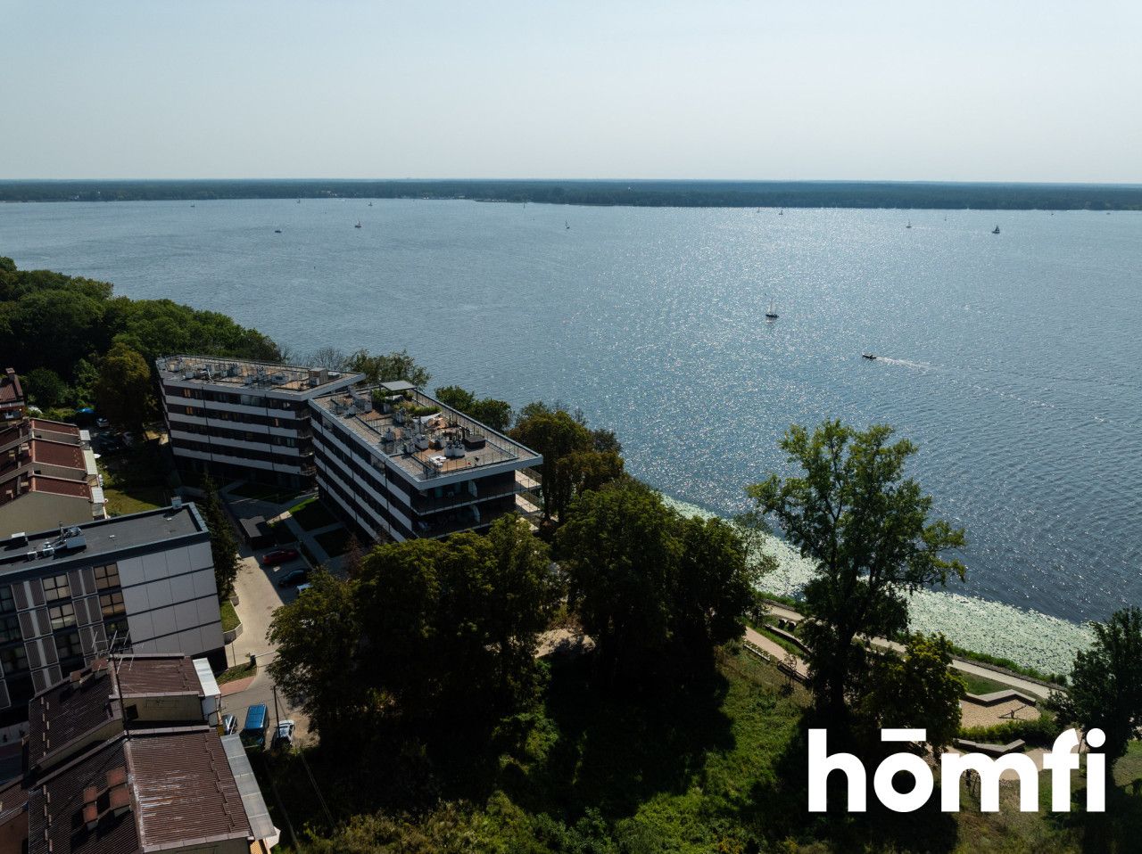 A modern, 3-level apartment with a terrace on the first line of the shore - Apartment - Sale - Legionowski, Serock / Zegrze