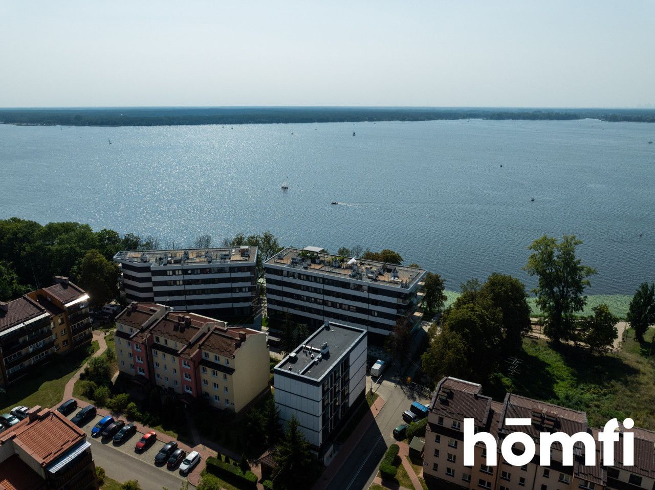 A modern, 3-level apartment with a terrace on the first line of the shore - Apartment - Sale - Legionowski, Serock / Zegrze