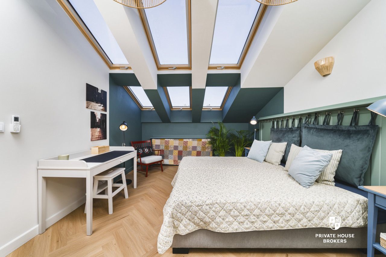 Unique Top-Floor Apartment in a Renovated Tenement House on Kolberga 16 street| Old Town| Air Conditioning - Apartment - Rent - Kraków, Śródmieście / Stare Miasto
