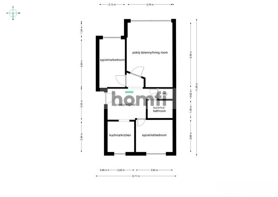 3 POKOJE | ŚCISŁE CENTRUM | OGRÓD | DWIE PIWNICE - Mieszkanie - Sprzedaż - Bielsko-Biała, Obszary