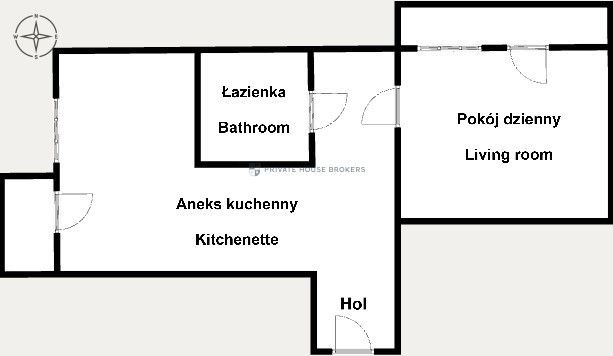 Mieszkanie 38 m² z 2 balkonami i piwnicą | Kraków Śródmieście | idealne pod wynajem - Mieszkanie - Sprzedaż - Kraków, Śródmieście