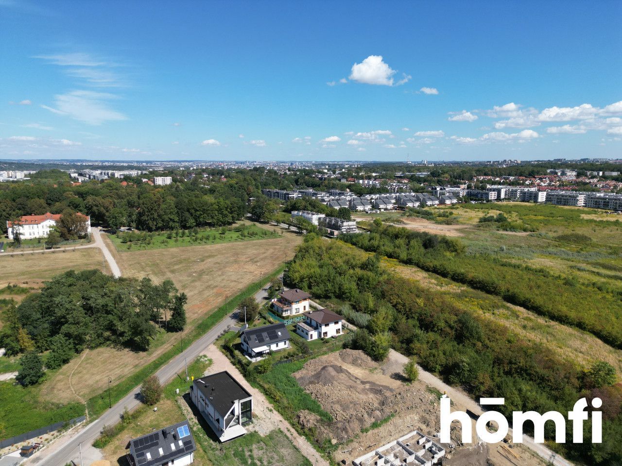 Fully Serviced Plot 901 sqm | Kraków – Spacerowa Street | MPZP | Freehold Land for Sale - Lot - Sale - Kraków, Podgórze / Dębniki