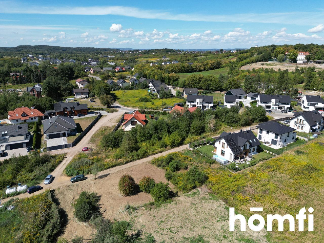 Fully Serviced Plot 901 sqm | Kraków – Spacerowa Street | MPZP | Freehold Land for Sale - Lot - Sale - Kraków, Podgórze / Dębniki