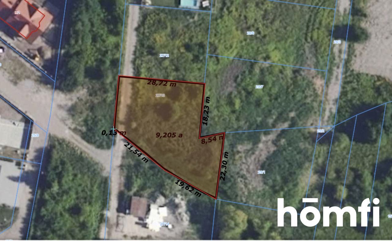 Fully Serviced Plot 901 sqm | Kraków – Spacerowa Street | MPZP | Freehold Land for Sale - Lot - Sale - Kraków, Podgórze / Dębniki