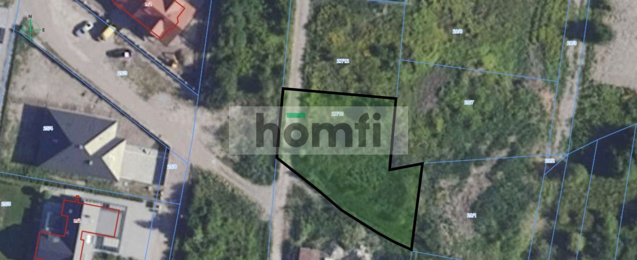 Fully Serviced Plot 901 sqm | Kraków – Spacerowa Street | MPZP | Freehold Land for Sale - Lot - Sale - Kraków, Podgórze / Dębniki