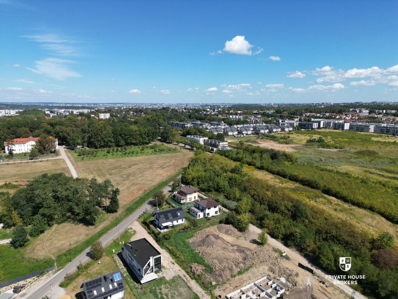 Fully Serviced Plot 901 sqm | Kraków – Spacerowa Street | MPZP | Freehold Land for Sale - Lot - Sale - Kraków, Podgórze / Dębniki