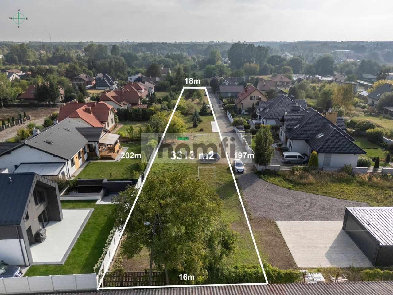 Długa działka pod zabudowę jednorodzinną - Działka - Sprzedaż - Radom, Żakowice