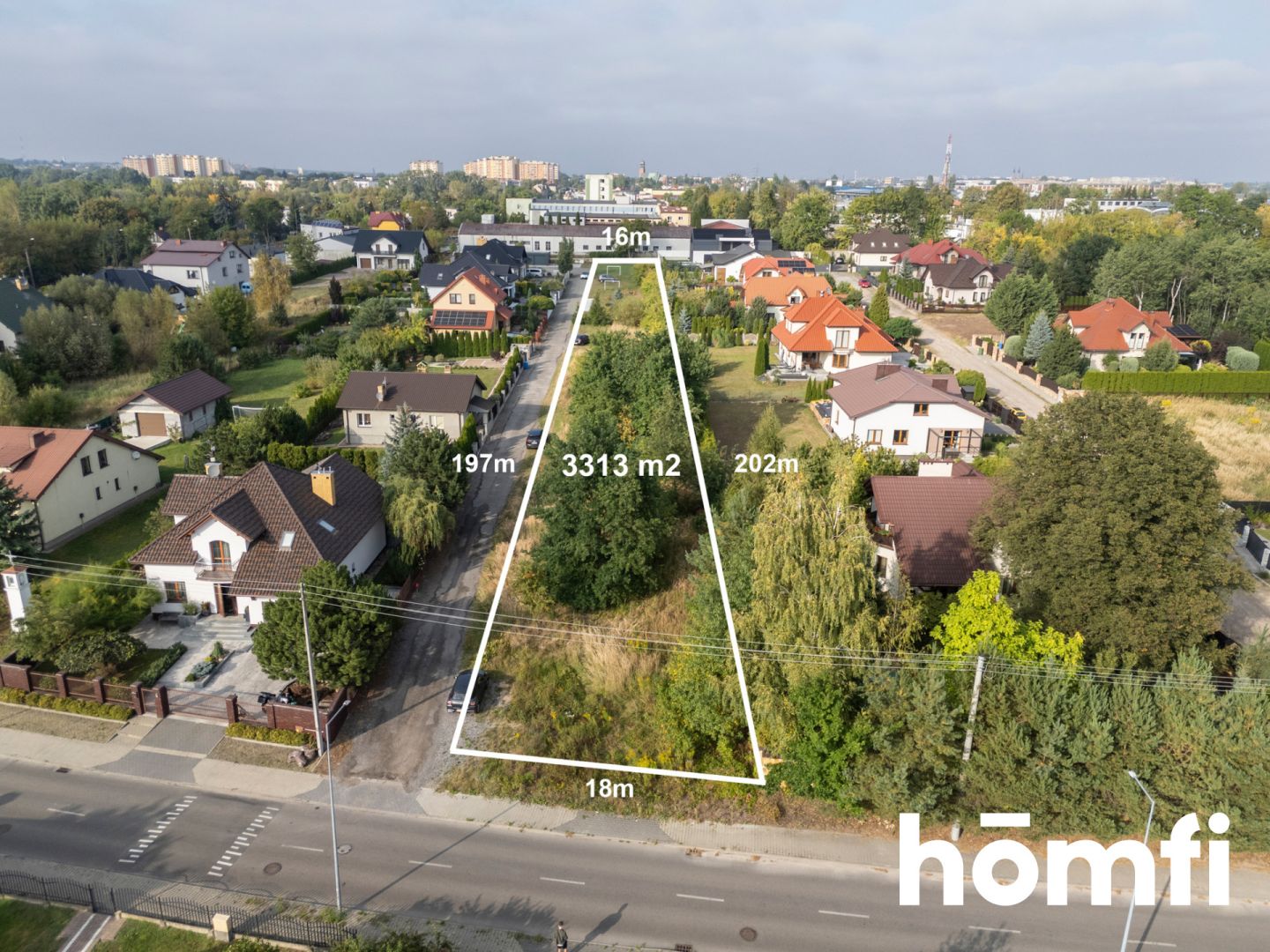 Długa działka pod zabudowę jednorodzinną - Działka - Sprzedaż - Radom, Żakowice