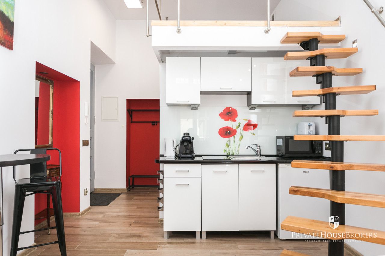 Kazimierz,Studio z antresolą na Kazimierzu w odrestaurowanej kamienicy! - Mieszkanie - Sprzedaż - Kraków, Śródmieście / Kazimierz