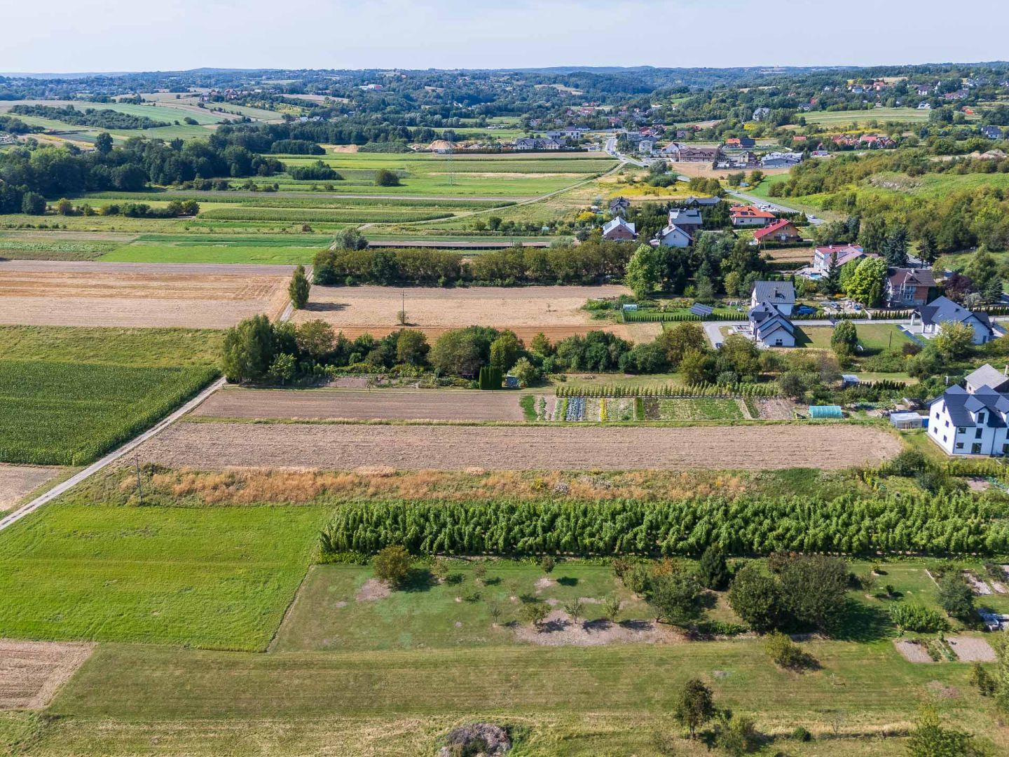 A 3,817 m² agricultural and construction plot located in Zielonki, near the exit towards Trojanowice - Plot - Sale - Krakowski, Zielonki