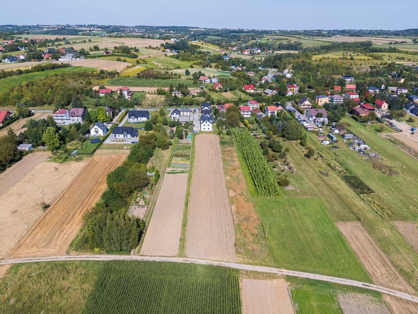 A 3,817 m² agricultural and construction plot located in Zielonki, near the exit towards Trojanowice - Plot - Sale - Krakowski, Zielonki
