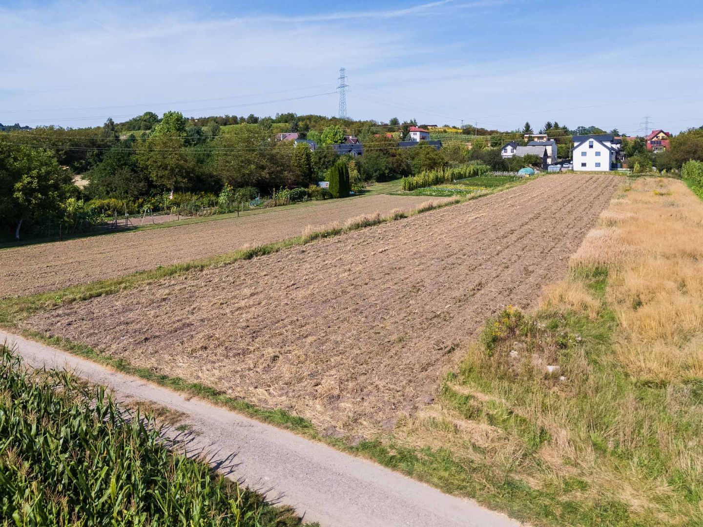 A 3,817 m² agricultural and construction plot located in Zielonki, near the exit towards Trojanowice - Plot - Sale - Krakowski, Zielonki