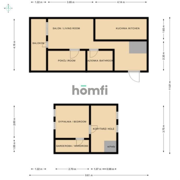 3-ROOM APARTMENT KAWALERZYSTÓW. PETFRIENDLY! - Квартира - Оренда - Wrocław, Krzyki / Ołtaszyn