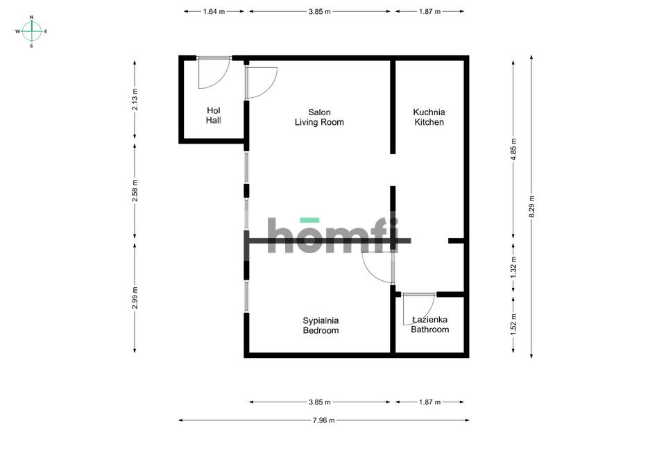 2-room apartment for sale in Kiekrz - Apartment - Sale - Poznań, Jeżyce