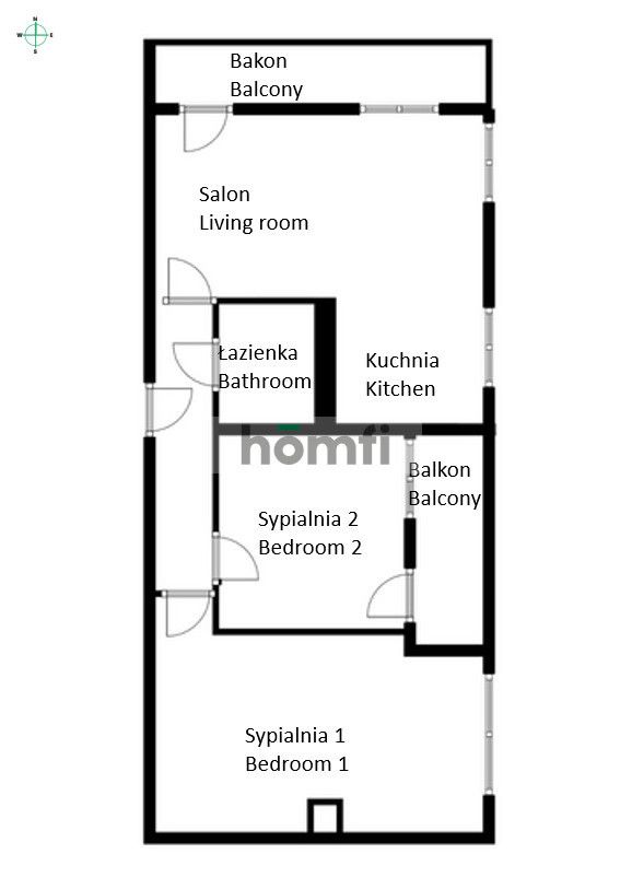 Comfortable 3-room apartment on Strońska Street - Apartment - Sale - Wrocław, Krzyki / Gaj