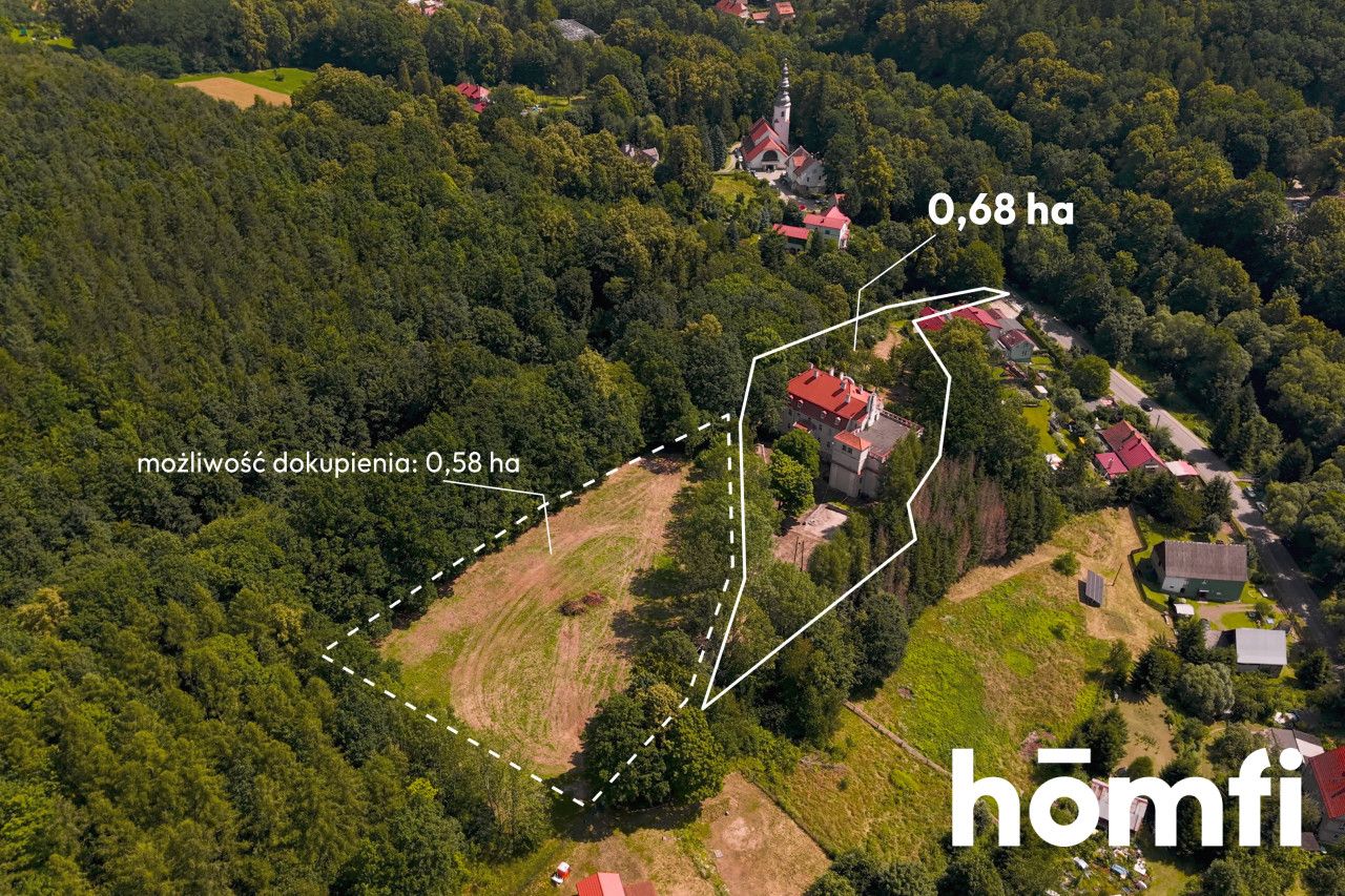 Pałac z aktualnym Pozwoleniem na Budowę / Inwestycja / Dom Opieki / Hotel SPA - Lokal użytkowy - Sprzedaż - Świdnicki, Świdnica / Bystrzyca Górna