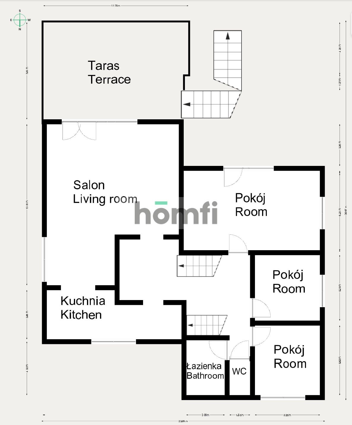 Detached house with big garden near Bagry lake - Дім - Продаж - Kraków, Podgórze / Płaszów