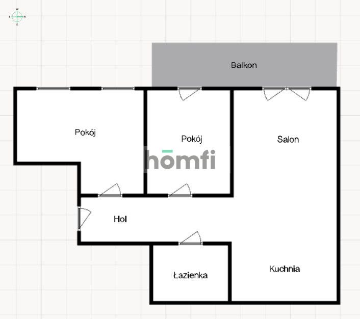 3-rooms apartment at city center Krzyki near PKP - Apartment - Rent - Wrocław, Krzyki