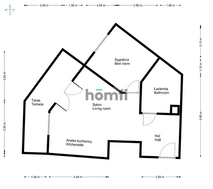 Funkcjonalne 2 pokojowe mieszkanie dla pary - Mieszkanie - Wynajem - Radom, Nad Potokiem
