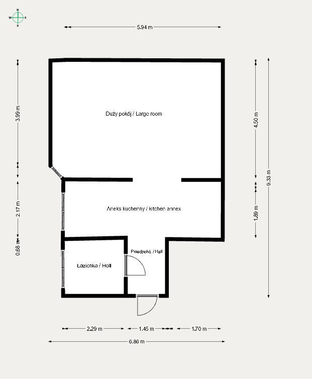 2 pokojowe mieszkanie z Najemcą w centrum Gliwic! - Mieszkanie - Sprzedaż - Gliwice, Stare Gliwice