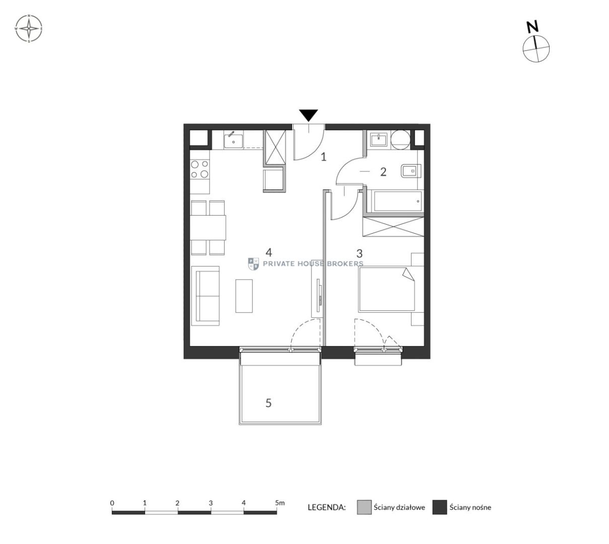 1-bedroom apartment in NOHO investment - LIndego 2 - Квартира - Продаж - Kraków, Krowodrza / Bronowice