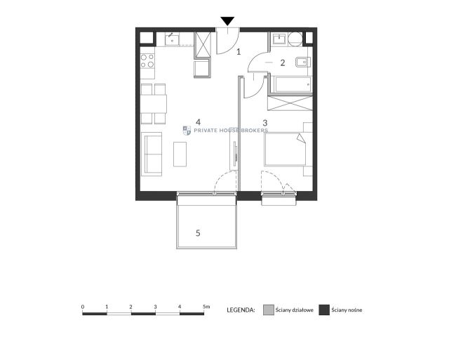 1-bedroom apartment in NOHO investment - LIndego 2 - Квартира - Продаж - Kraków, Krowodrza / Bronowice