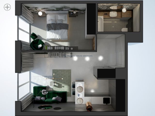 1-bedroom apartment in NOHO investment - LIndego 2 - Квартира - Продаж - Kraków, Krowodrza / Bronowice