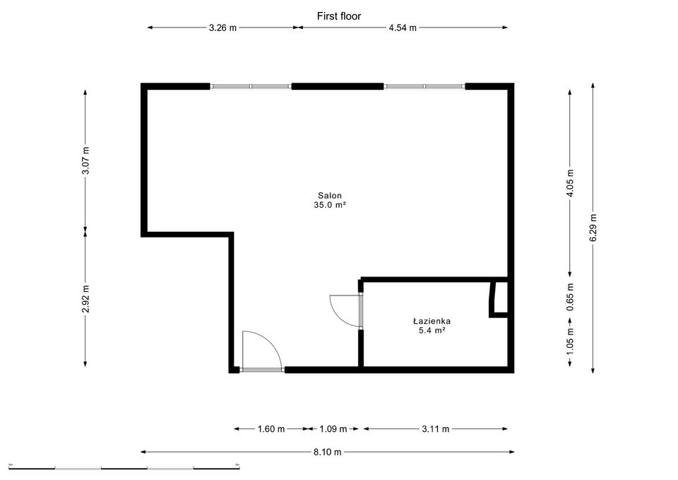 Przestronna kawalerka|Żoliborz 40m2 z klimatyzacją - Mieszkanie - Sprzedaż - Warszawa, Żoliborz / Stary Żoliborz