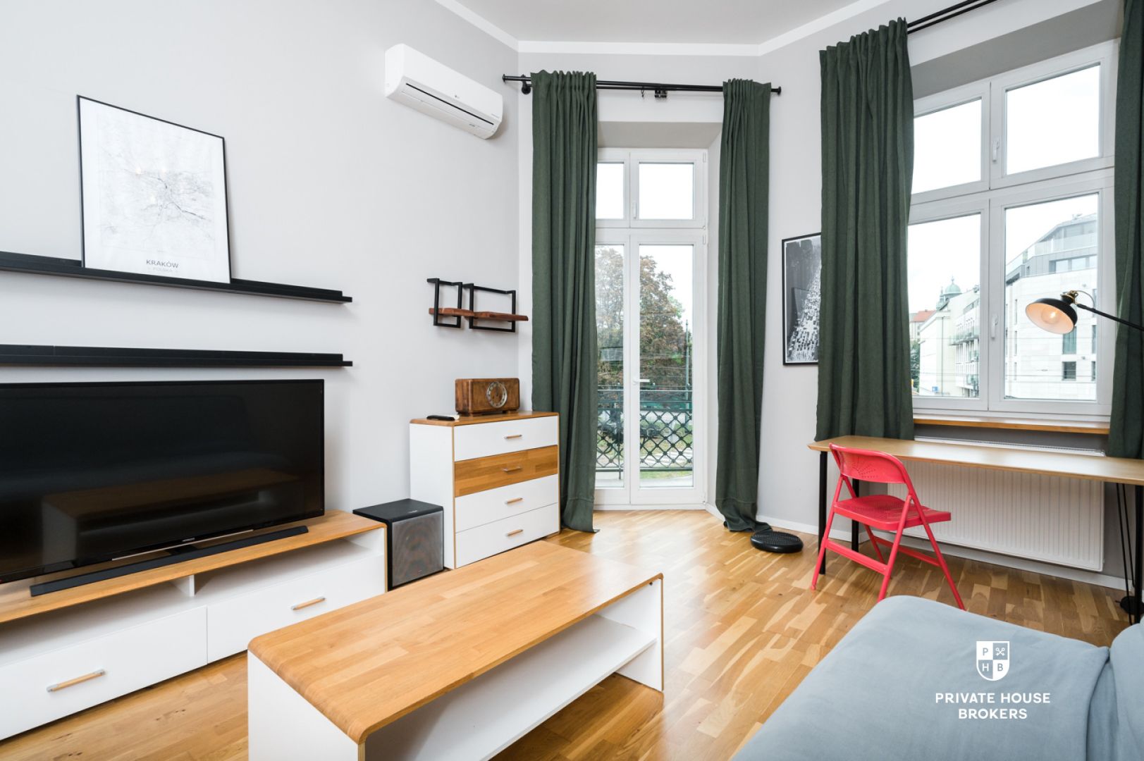 Studio z antresolą ul. Dietla 15 z widokiem na Wawel - Mieszkanie - Wynajem - Kraków, Śródmieście / Kazimierz