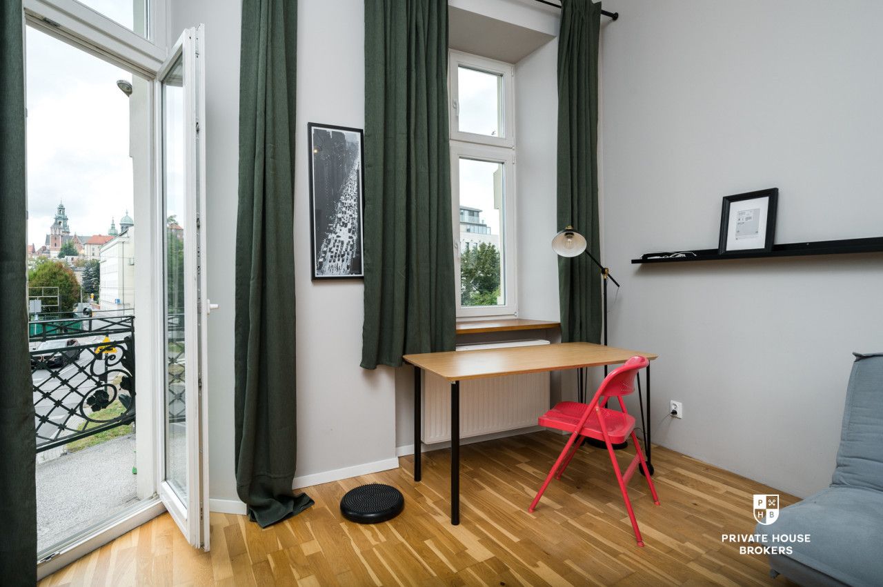 Studio z antresolą ul. Dietla 15 z widokiem na Wawel - Mieszkanie - Wynajem - Kraków, Śródmieście / Kazimierz
