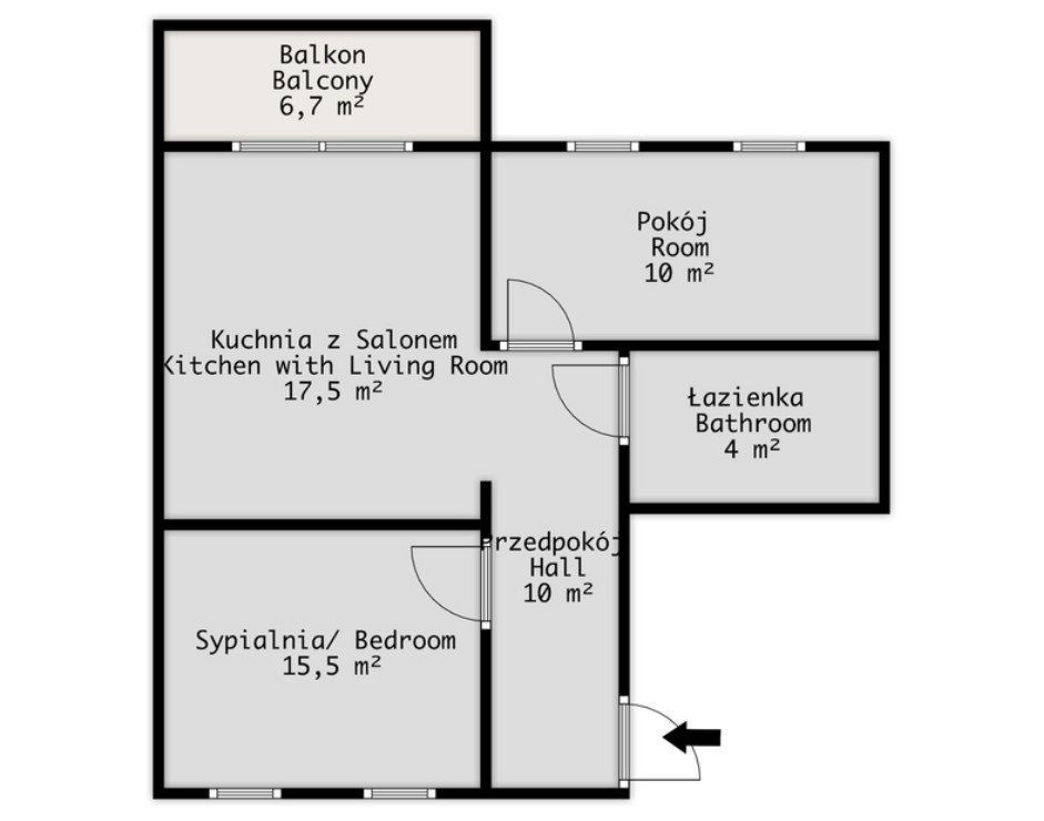 3 pokoje| miejsce postojowe| klimatyzacja|Bałtycka - Mieszkanie - Wynajem - Rzeszów, Wilkowyja