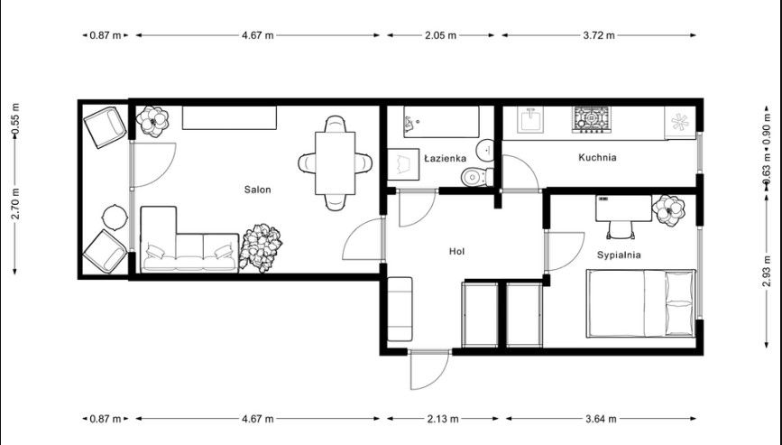 2-room apartment with loggia and storage unit | Excellent transport links, Mogilska Street - Apartment - Sale - Kraków, Śródmieście / Grzegórzki