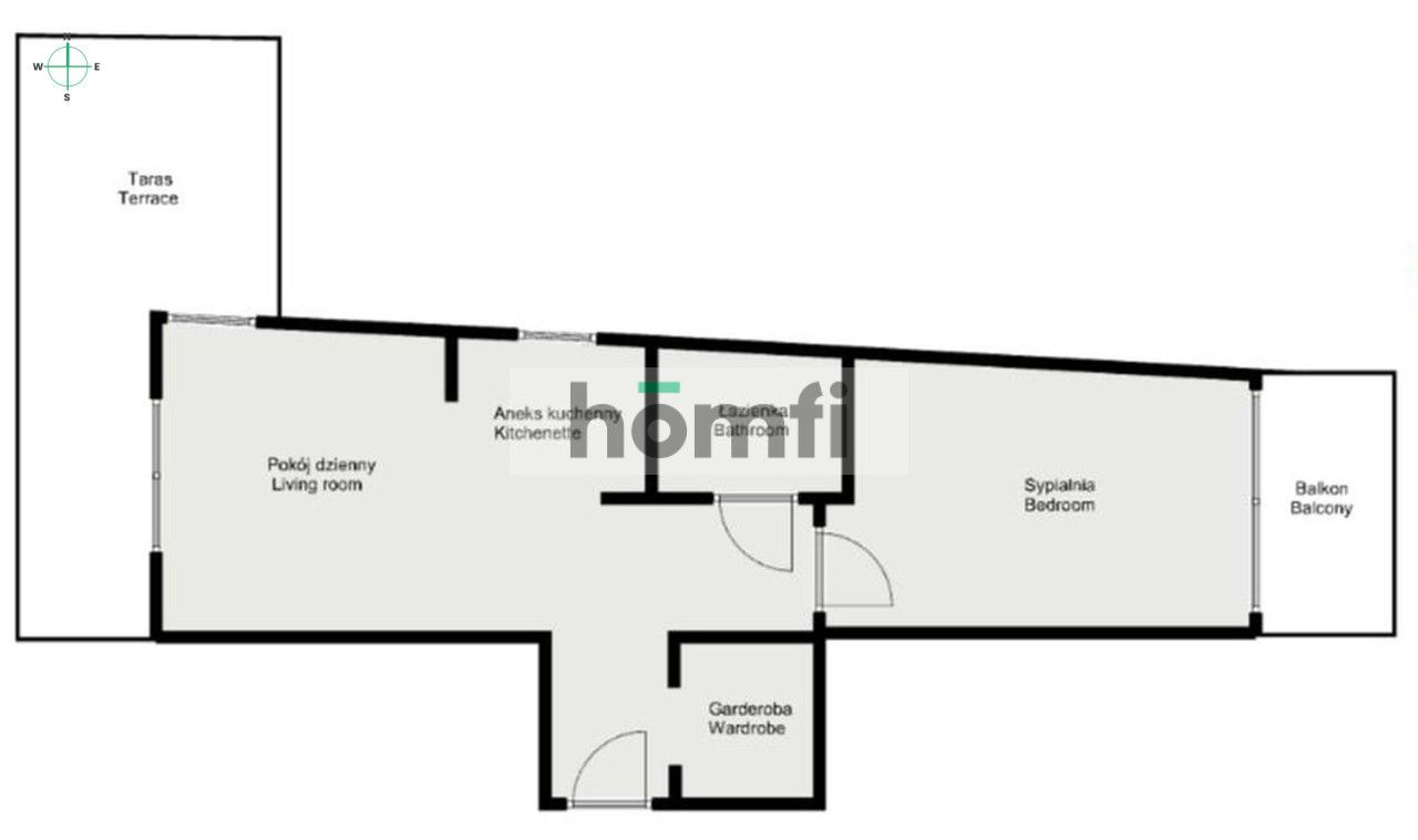 Słoneczne mieszkanie na Kasprzaka z tarasem i balkonem, Wola - Mieszkanie - Wynajem - Warszawa, Wola