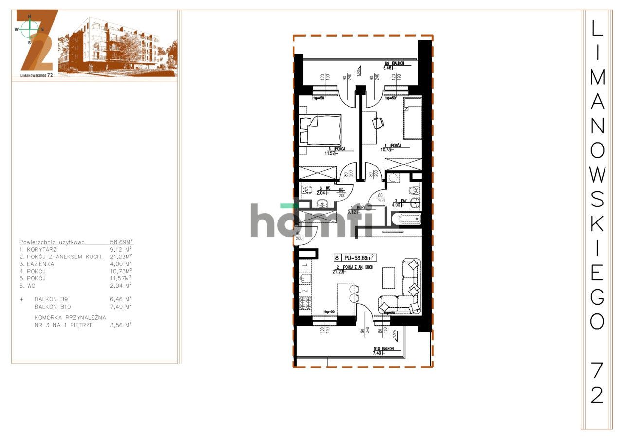 Ostatnie mieszkania M3 w L72 na Bałutach - Mieszkanie - Sprzedaż - Łódź, Bałuty