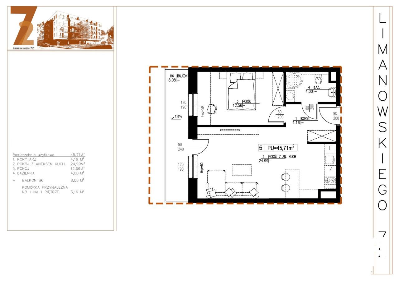 The last apartments M2 in L72 in Baluty - Квартира - Продаж - Łódź, Bałuty