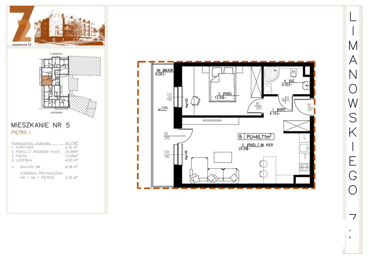 Ostatnie M2 w L72 na Bałutach - Mieszkanie - Sprzedaż - Łódź, Bałuty