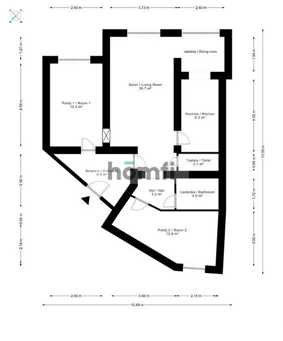 Spacious 3-room apartment with basement | Wrocław City Center | Gliniana St. - Apartment - Sale - Wrocław, Krzyki / Huby