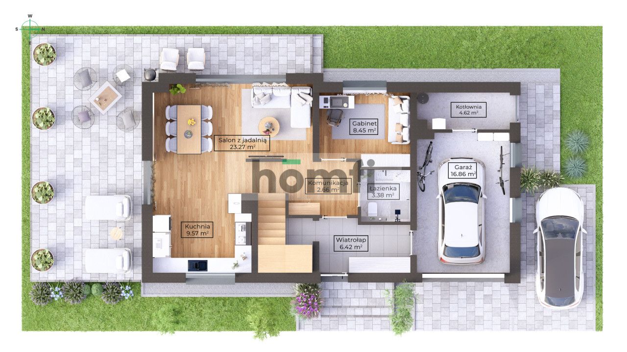 Rodzinny dom z garażem i ogrodem – 10 min od Rzeszowa! - Dom - Sprzedaż - Rzeszowski, Krasne / Malawa