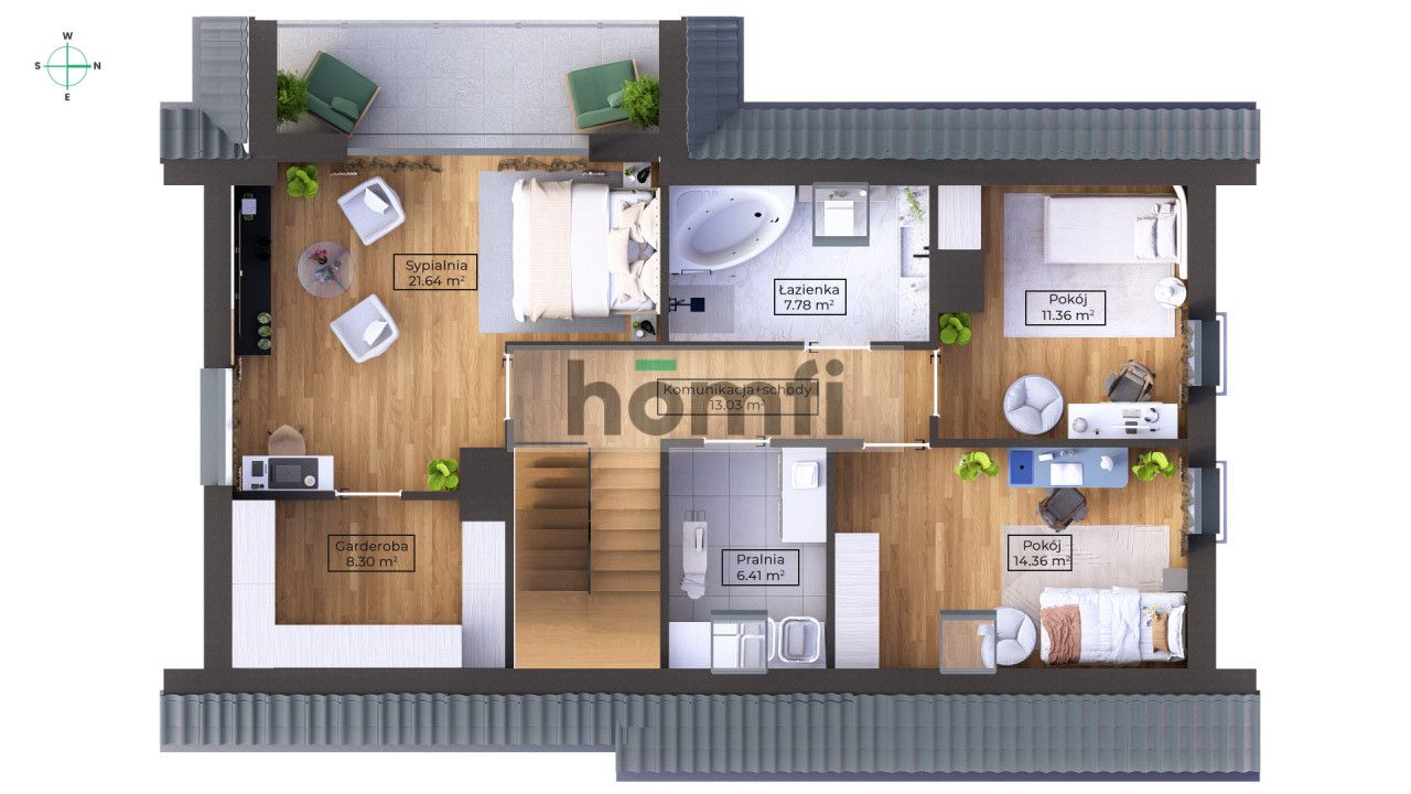 Rodzinny dom z garażem i ogrodem – 10 min od Rzeszowa! - Dom - Sprzedaż - Rzeszowski, Krasne / Malawa