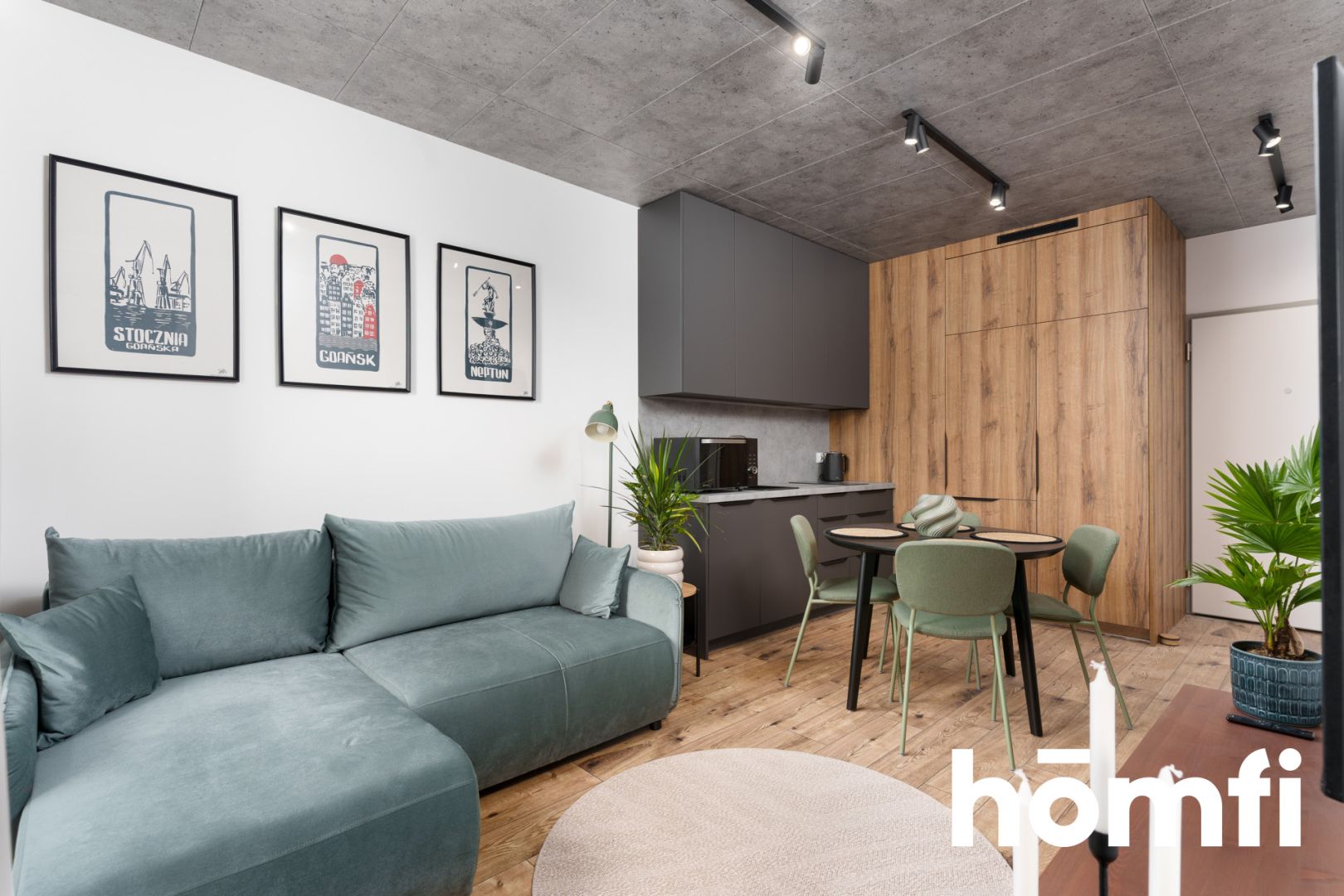 Stylish 30 m² plus balcony, next to Elektrykow - Żurawie I - Квартира - Оренда - Gdańsk, Śródmieście